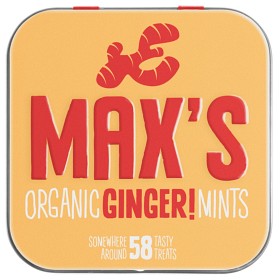 Bild på Max's Mints Ginger ask 35 g
