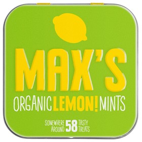 Bild på Max's Mints Lemon ask 35 g