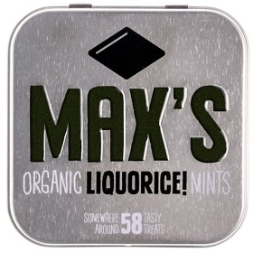 Bild på Max's Mints Liquorice ask 35 g