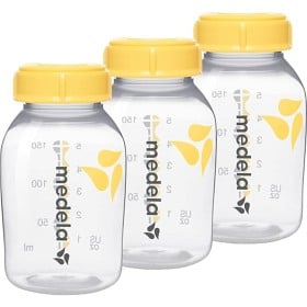 Bild på Medela Bröstmjölksflaska 150 ml 3-pack