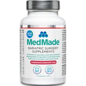 Bild på MedMade Bariatric Surgery Supplement Jordgubb 120 tabletter