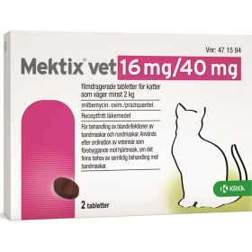 Bild på Mektix vet, filmdragerad tablett 16 mg/40 mg 2 st