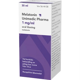 Bild på Melatonin Unimedic Pharma, oral lösning 1 mg/ml 30 ml