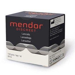 Bild på Mendor Discreet Lancetter 28G 100 st