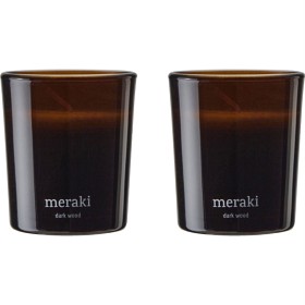 Bild på Meraki Doftljus Dark Wood 2 x 60 g