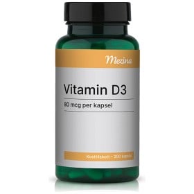 Bild på Mezina D3 vitamin 80 µg 200 kapslar