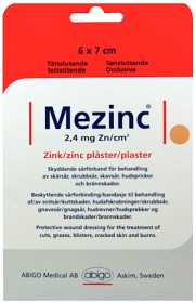 Bild på Mezinc plåster 6x7 cm 5 st