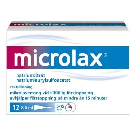 Bild på Microlax mikrolavemang 12 x 5 ml