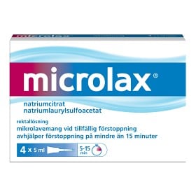 Bild på Microlax mikrolavemang 4 x 5 ml