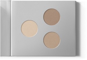 Bild på Miild Natural Mineral Eyeshadow & Eyebrow Kit 01 Light Earth