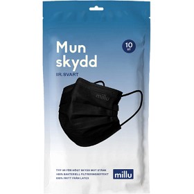 Bild på Millu Munskydd IIR Svart 10 st