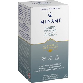 Bild på Minami MorEPA Platinum Omega-3 90% 60 kapslar