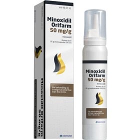 Bild på Minoxidil Orifarm Kutant skum 50 mg/g 95 gram