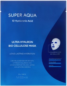 Bild på Missha Super Aqua Ultra Hyaluron Bio Cellulose Mask 25 ml