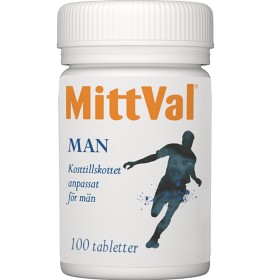 Bild på MittVal Man 100 tabletter