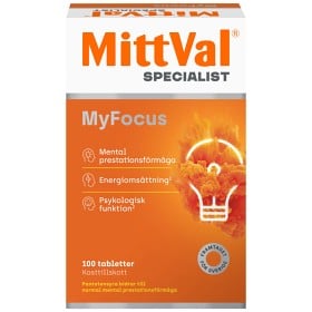 Bild på MittVal MyFocus 100 tabletter
