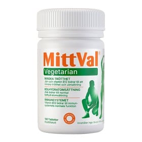 Bild på MittVal Vegetarian 100 tabletter