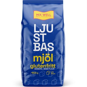 Bild på MixWell Ljust basmjöl glutenfritt 1000 g
