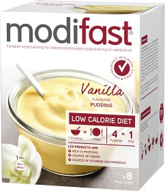 Bild på Modifast Pulver Vaniljpudding 8 x 55 g