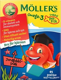 Bild på Möllers Omega-3 gelefiskar 45 st