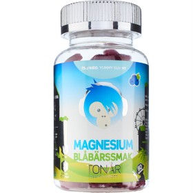Bild på Monkids Magnesium Tonår Blåbär 60 tuggtabletter