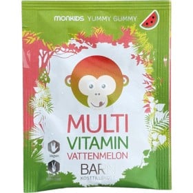 Bild på Monkids Multivitamin Barn Vattenmelon Smakprov, 2 Gummies