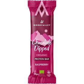 Bild på Moonvalley Vegan Protein Bar Chocolate-Dipped Raspberry 50 g