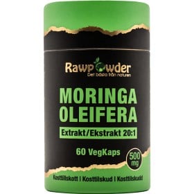 Bild på Rawpowder Moringa Extrakt 20:1 500 mg, 60 VegKaps