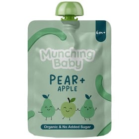 Bild på Munching Baby Pear & Apple 90 g
