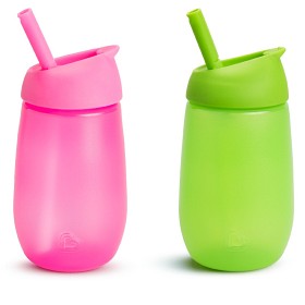 Bild på Munchkin Simple Clean Straw Cup 300 ml Pink/Green +12 M