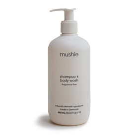 Bild på Mushie Baby Shampoo & Body Wash Fragrance Free 400 ml