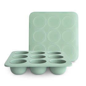 Bild på Mushie Portionsform med lock (Cambridge Blue)