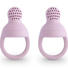 Bild på Mushie Smaknapp Silikon 2-pack, Soft Lilac