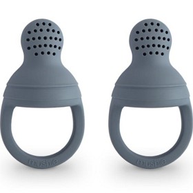 Bild på Mushie Smaknapp Silikon 2-pack, Tradewinds