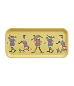 Bild på Muurla Bricka Pippi Långstrump 27x13 cm (Gul)