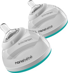 Bild på Nanobébé Transition Bottle Turkos 2 st