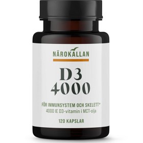 Bild på Närokällan D3 4000 IE 120 kapslar