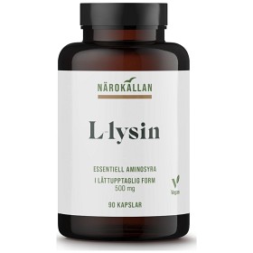 Bild på Närokällan L-Lysin 90 kapslar