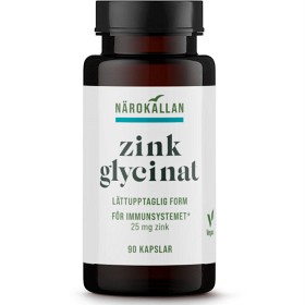 Bild på Närokällan Zinkglycinat 90 kapslar