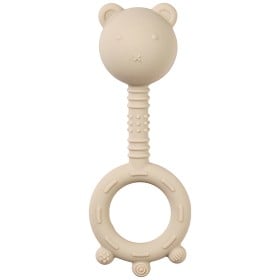 Bild på Nattou Soft Silicone Skallra med bitring Clay