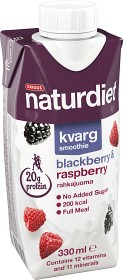 Bild på Naturdiet Kvargsmoothie Blackberry Raspberry 330 ml
