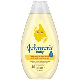 Bild på Johnson's Baby 3 in 1 Top-to-Toe Wash 300 ml