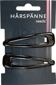 Bild på Needs Hårspänne svart 2 st