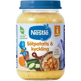 Bild på Nestlé Barnmat Sötpotatis & Kyckling 6 mån 190 g