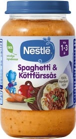 Bild på Nestlé Barnmat Spaghetti & Köttfärssås 1-3 år 220 g