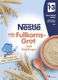 Bild på Nestlé Min Fullkornsgröt med rågflingor 12M+ 480 g