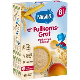 Bild på Nestlé Min Fullkornsgröt med Mango & Banan 8M 410 g