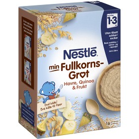 Bild på Nestlé Min Fullkornsgröt Havre, Quinoa & Frukt 1-3 år
