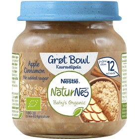 Bild på Nestlé Naturnes Gröt Äpple Kanel 12 mån 125 g
