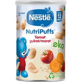 Bild på Nestlé NutriPuffs Tomat & Morot 35 g